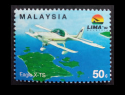 (TI)(MAL1993-1) Malaisie Malaysia 1993 Neuf ** Avion Airplane LIMA Exhibition Aviation Aircraft 50c - Malaysia (1964-...)