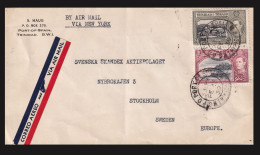 TRINIDAD & TOBAGO 1939. Nice Airmail Cover To Sweden - Trinidad Y Tobago