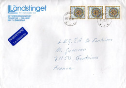 SUEDE  AFFRANCHISSEMENT COMPOSE SUR LETTRE LETTRE PRIO POUR LA FRANCE 1998 - Covers & Documents