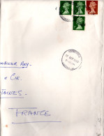 GB AFFRANCHISSEMENT COMPOSE SUR LETTRE POUR LA FRANCE 1993 - Briefe U. Dokumente