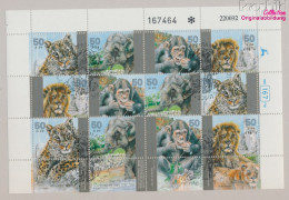 Israel 1240-1243 Kleinbogen (kompl.Ausg.) Gestempelt 1992 Tiere Im Zoo (10331670 - Used Stamps (without Tabs)