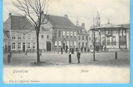 Ijzendijke-Sluis-Zeeland-1903-Markt Met Kiosk (Kiosque) -Uitg.A.V.Overneeke, Terneuzen-Précurseur-Rare - Sluis