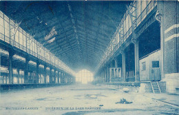 (RIAS) BRUXELLES. Intérieur De La Gare Maritime Déserte 1910 - Internationale Institutionen