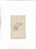 Carte Postale Ancienne Bonnet De Ste Catherine (Bonnet Blanc Ruban Jaune Noeud Rose - Sainte-Catherine