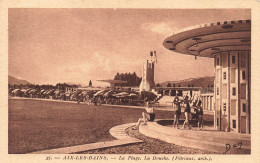 FRANCE - Aix Les Bains - La Plage - La Douche - Pétriaux, Arch - Enfants En Maillots De Bains - Carte Postale Ancienne - Aix Les Bains