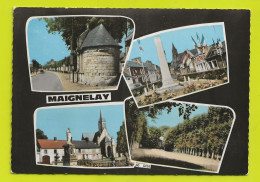 60 MAIGNELAY N°2 En 4 Vues Peugeot 403 Break Renault 4CV Citroën 2CV VOIR DOS - Maignelay Montigny