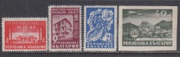 Bulgaria 1947 - Foire De Plovdiv, YT 544/46+PA 51, Neufs** - Ongebruikt