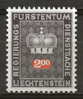 LIECHTENSTEIN: **, SERV. N° YT 56, TB - Dienstmarken