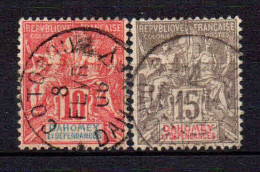 Dahomey   - 1900 - Type Sage - N° 2/3 - Oblit - Used - Gebraucht