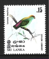 SRI LANKA. N°527 De 1979. Loricule De Ceylan. - Papagayos