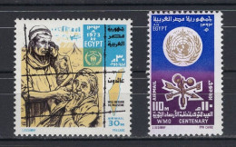 Egypt Serie 2v 1973 United Natoins WMO MNH - Neufs