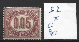 ITALIE SERVICE 2 * Côte 1 € - Oficiales