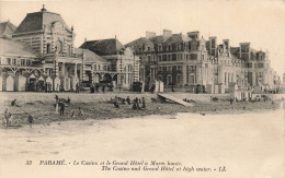 FRANCE - Paramé - Le Casino Et Le Grand Hôtel à Marée Haute - Animé - Carte Postale Ancienne - Parame