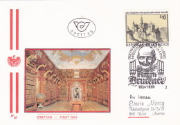 ANTON BRUCKNER ,FDC  COVERS 1996 AUSTRIA - Lettres & Documents