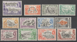 NIGERIA - 1953 - SERIE YVERT N°76/87 ** MNH - COTE = 80 EUR - - Nigeria (...-1960)