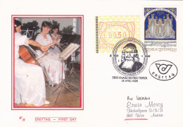 GEORG MATTHAEUS VISCHER  ,FDC  COVERS 1996 AUSTRIA - Storia Postale