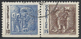 Schweden, 1967, Michel-Nr. 580-581 Du, Gestempelt - Usados