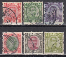 ISLAND 1920 - MiNr: 83-98 6x   Used - Usados