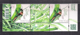 POLAND 2023 USEFUL INSECTS STRIP Of 3 MNH - Nuovi