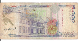 SURINAME 5000 GULDEN 1999 VF P 143 B - Surinam