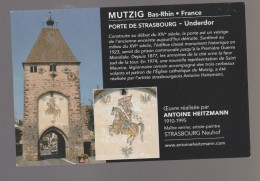 Mutzig Porte De Strasbourg - Oeuvre D'Antoine Heitzmann - Mutzig