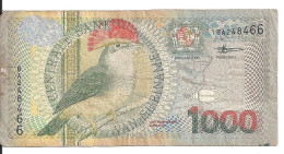 SURINAME 1000 GULDEN 2000 VF P 151 - Surinam