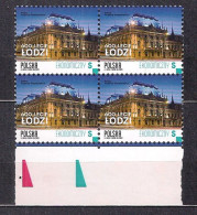 POLAND 2023 600 YEARS Of LODZ BLOCK Of 4 MNH - Unused Stamps