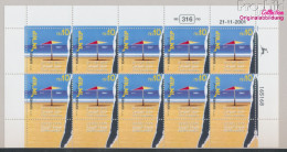 Israel 1643Klb Kleinbogen (kompl.Ausg.) Postfrisch 2001 Küstenschutz (10331686 - Neufs (sans Tabs)