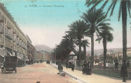 FRANCE - Nice - Vue Sur L'avenue Masséna - Animé - Colorisé - Carte Postale Ancienne - Andere & Zonder Classificatie