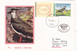 BIRD  ,FDC  COVERS 1996 AUSTRIA - Storia Postale