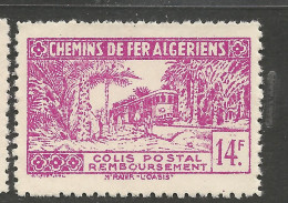 ALGERIE COLIS POSTAUX  N° 156a NEUF** LUXE SANS CHARNIERE  / Hingeless  / MNH - Paketmarken