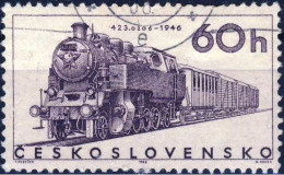 TCHECOSLOVAQUIE - Locomotive : Série 423 De 1946 - Oblitérés