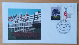 FDC 2010 - YT Service N°146, 147 - CONSEIL DE L'EUROPE - STRASBOURG - 2010-2019