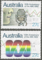 Australia. 1982 50th Anniversary Of ABC. Used Complete Set. SG 847-8 - Gebraucht