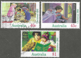 Australia. 1992 Christmas. Used Complete Set. SG 1383-5 - Gebraucht