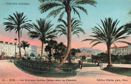 FRANCE - Nice - Les Nouveaux Jardins - Casino Entre Palmiers - Colorisé - Carte Postale Ancienne - Andere & Zonder Classificatie