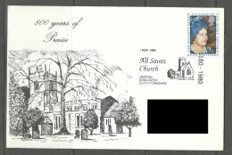 Great Britain. 1980 Event Cover, 800 Years Of Praise At All Saints Church Owston Doncaster - Lettres & Documents