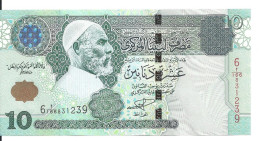 LIBYE 10 DINARS ND2004 UNC P 70 A - Libië
