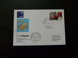 Premier Vol First Flight Madeira To Frankfurt Airbus A321 Lufthansa 2016 - Lettres & Documents