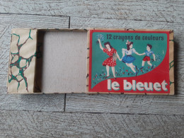 Boite Ancienne Vide Le Bleuet 12 Crayons De Couleurs  Papeterie Bureau - Other & Unclassified