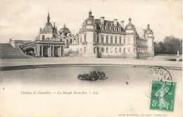 FRANCE - Chantilly - Château De Chantilly - La Façade Nord Est - Carte Postale Ancienne - Chantilly