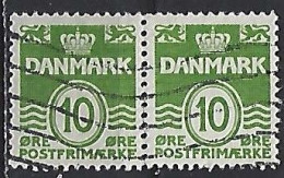 Denmark 1950-62  Wavy Lines (o) Mi.328 Y - Used Stamps