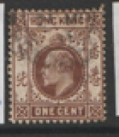 Hong Kong 1907 SG  91  1c Fine Used - Used Stamps