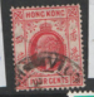 Hong Kong 1907 SG  93  4c Fine Used - Oblitérés