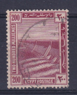 Egypt: 1922   Pictorial - 'The Kingdom Of Egypt' OVPT  SG110    200m     Used - Gebruikt