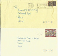 Australia #2 Postage Prepaid Envelopes DL Both Local Traveled Y.2000 - Postal Stationery