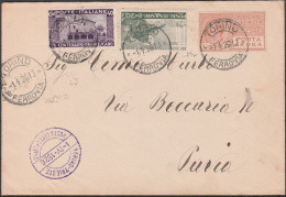 86 - Posta Aerea - Aerogramma Del Volo Commerciale Torino-Pavia Del 1.4.1926. Al Verso Annullo Di Arrivo. SPL - Storia Postale (Posta Aerea)