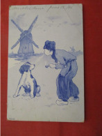 Windmill Dutch Man With Dog   Ref 6317 - Europe