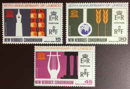 New Hebrides 1966 UNESCO MNH - Nuevos