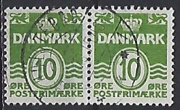 Denmark 1950-62  Wavy Lines (o) Mi.328 Y - Usado